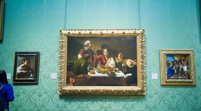 The Supper at Emmaus 1601, Michelangelo Merisi da Caravaggio, nAtional Gallery, London